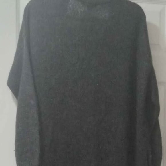 H&M Long Grey Cardigan, Size Medium - Picture 2 of 5